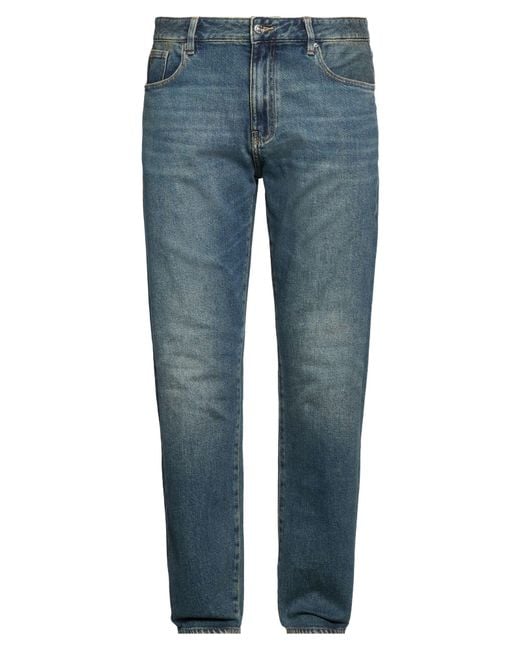 ARMANI EXCHANGE Blue Jeans Cotton, Polyester, Elastane for men