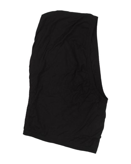 Rick Owens Black Hat Cotton