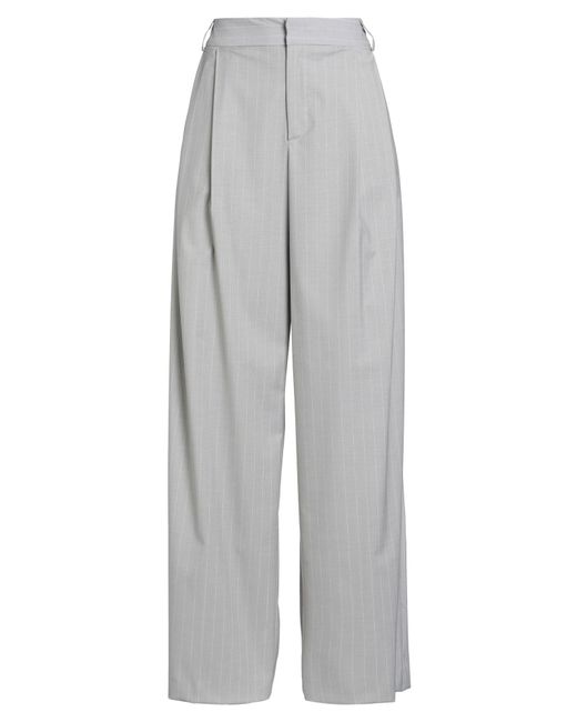 hinnominate Gray Pants Polyester, Viscose, Elastane