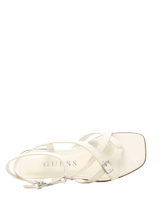 Guess White Zehentrenner