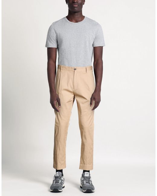 Pence Natural Sand Pants Cotton, Elastane for men