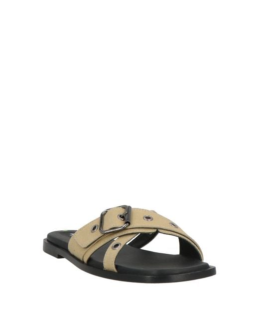 MSGM Green Sandals