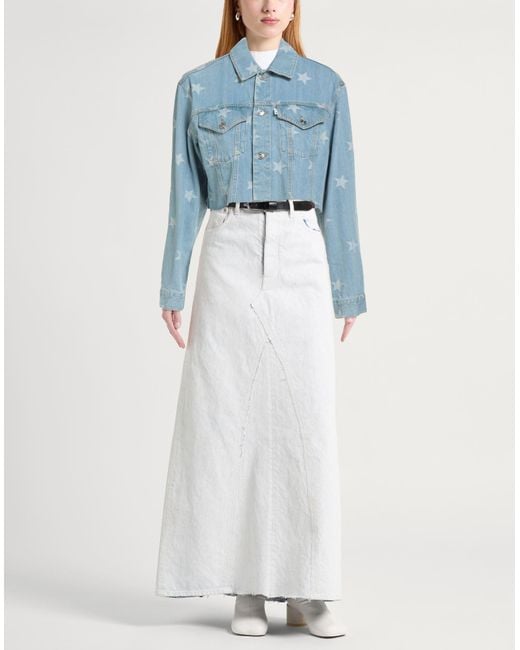 Department 5 Blue Denim Outerwear Cotton