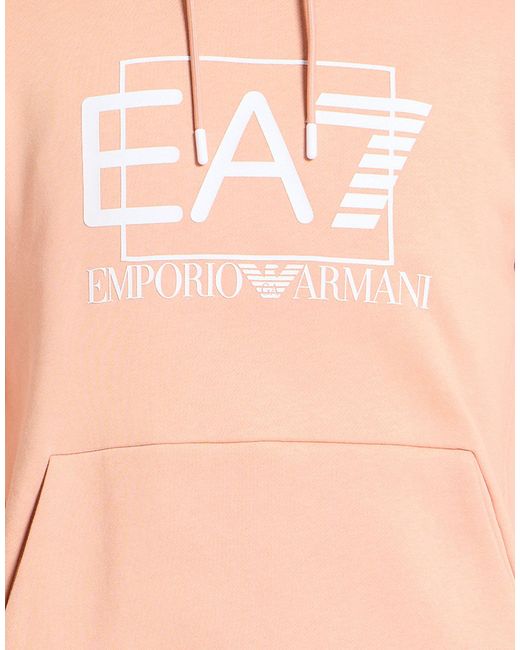 EA7 Pink Sweatshirt Cotton, Polyester for men