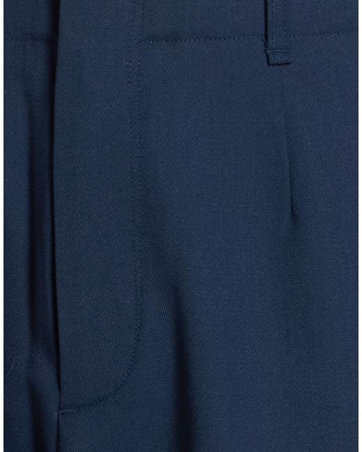 Rag & Bone Blue Pants Wool, Polyester, Elastane for men