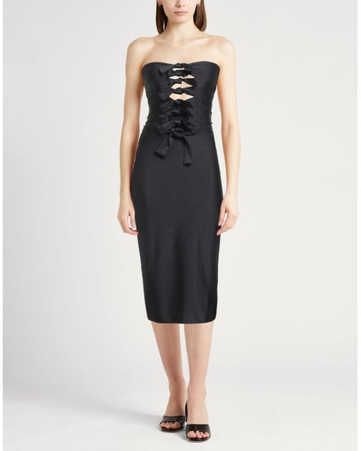 Coperni Blue Midi Dress Polyamide, Elastane