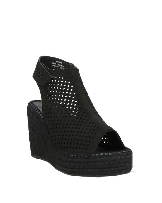Replay Black Espadrilles