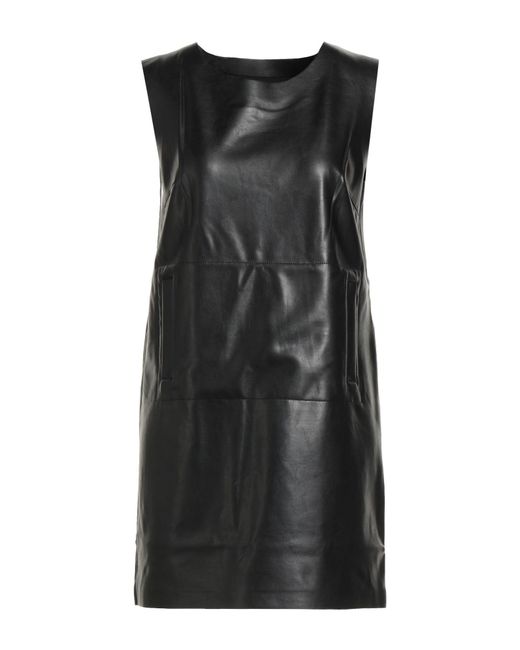 Norma Kamali Black Mini Dress Polyurethane