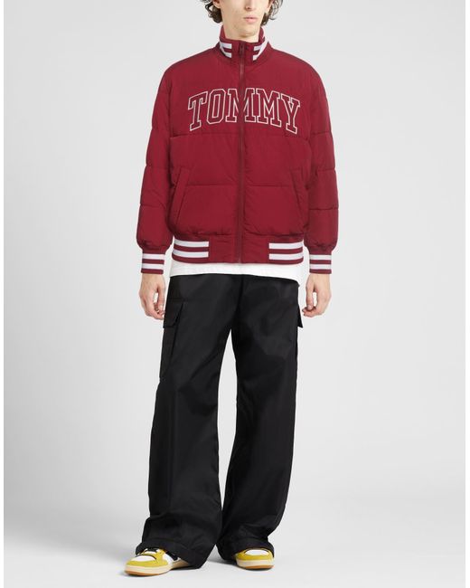 Tommy Hilfiger Red Jacket Polyamide, Polyester for men