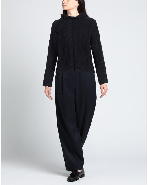 Alpha Studio Blue Rollkragenpullover