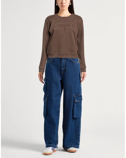 Guess Brown Sweatshirt