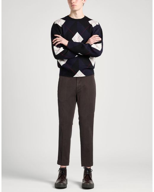 Incotex Gray Pants Cotton, Elastane for men