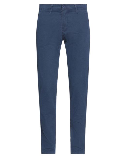 Liu Jo Blue Pants Cotton, Elastane for men