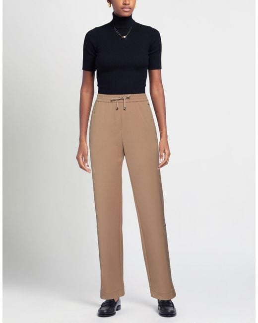 Herno Natural Pants Polyester, Virgin Wool, Elastane