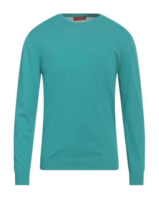 Daniele Fiesoli Blue Sweater Cotton for men