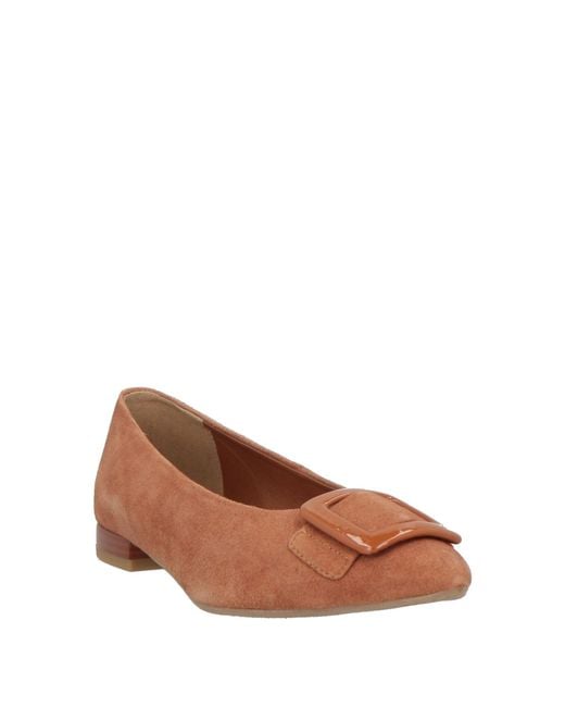Gioseppo Brown Ballet Flats