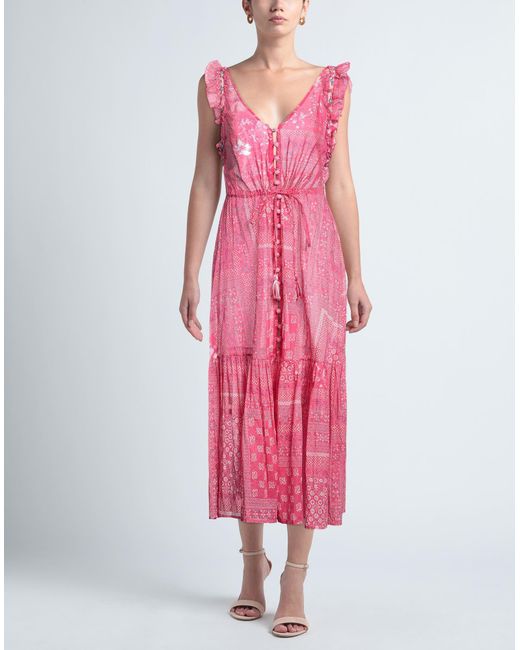 Anjuna Pink Maxi Dress