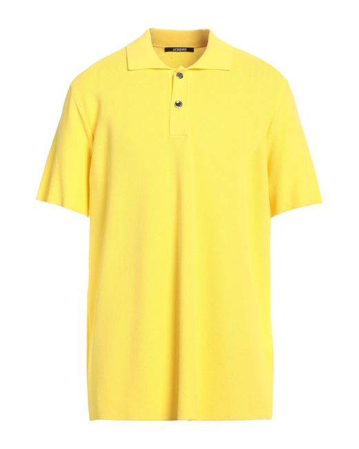 Jacquemus Yellow Polo Shirt for men