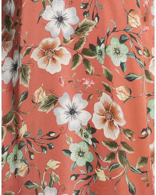 Liu Jo Brown Maxi Dress Polyester, Elastane