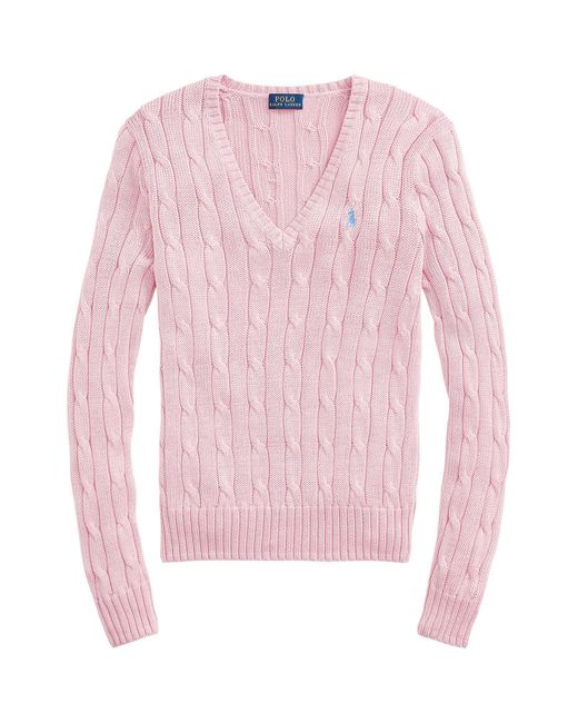 Polo Ralph Lauren Sweater in Pink - Lyst