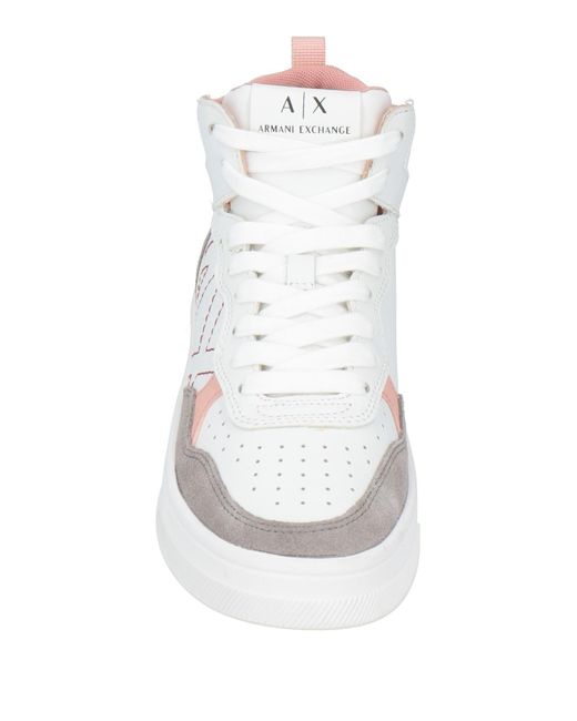 ARMANI EXCHANGE White Trainers