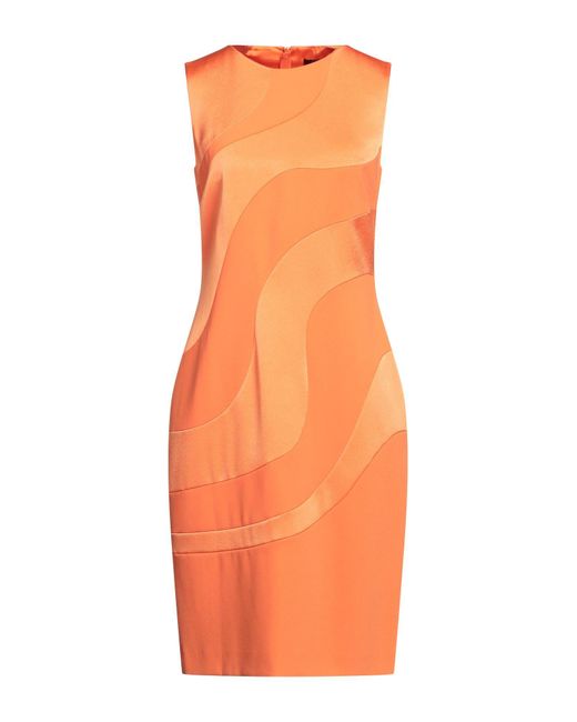 Paule Ka Orange Midi Dress