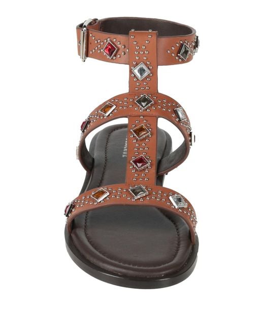 Lola Cruz Brown Sandals