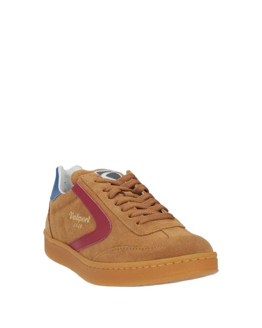 Valsport Brown Camel Sneakers Leather