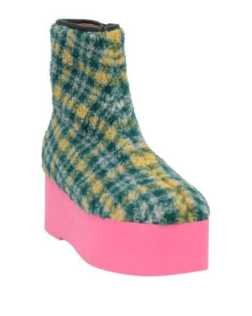 Marni Green Ankle Boots