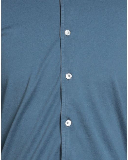 Fedeli Blue Shirt for men