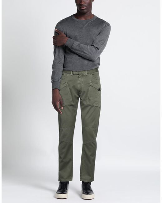 Messagerie Green Pants Cotton, Lyocell, Elastane for men