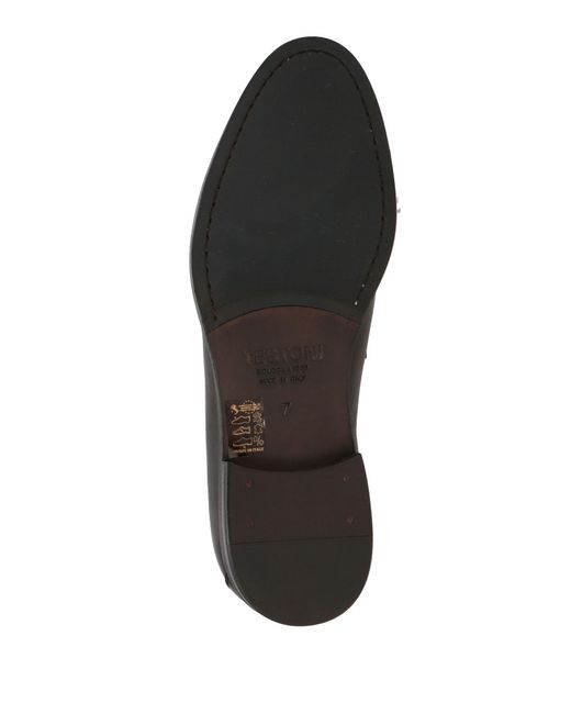 Testoni Gray Loafers Leather for men