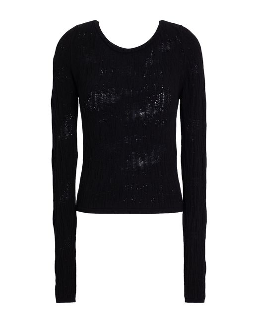Isabel Benenato Black Sweater Viscose, Polyester