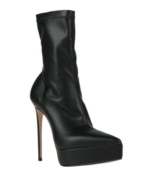 Le Silla Black Ankle Boots