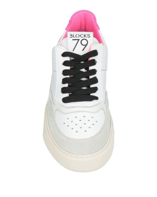 BLOCKS 79 White Sneakers