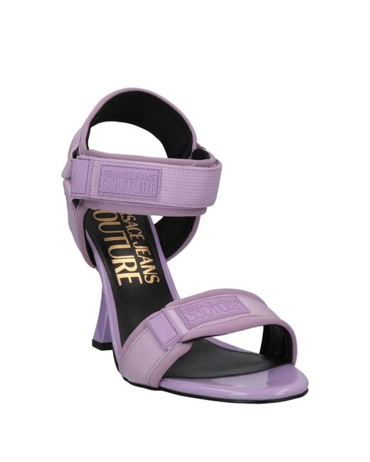 Versace Jeans Couture Purple Sandals