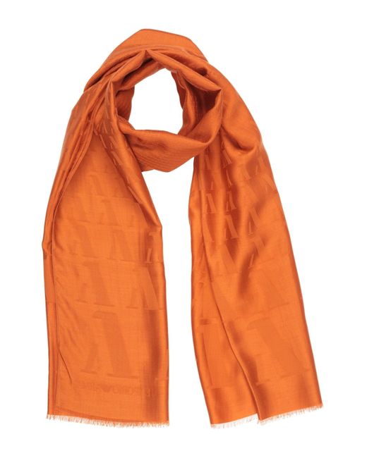 Emporio Armani Schal in Orange für Herren