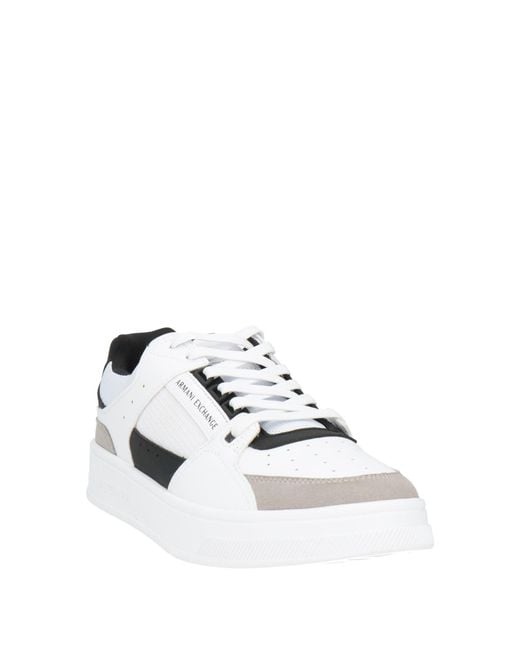 ARMANI EXCHANGE White Trainers for men