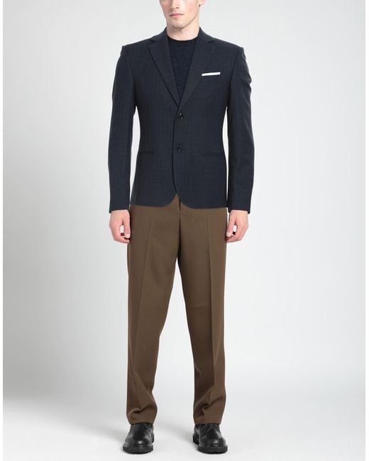 Daniele Alessandrini Blue Blazer for men