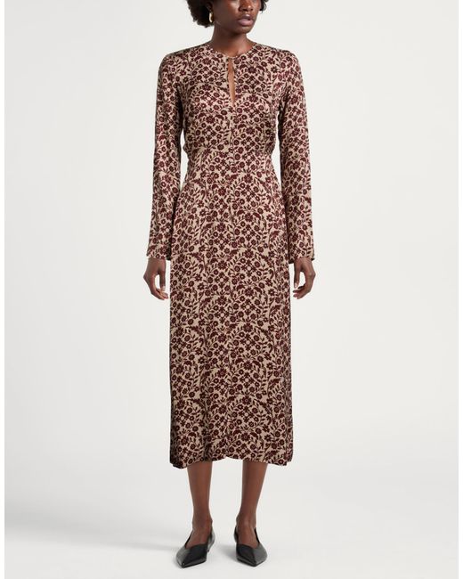 Ottod'Ame Brown Midi Dresses