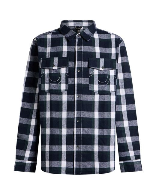 True Religion Blue Shirts for men