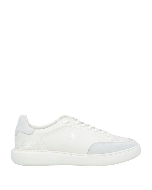 U.S. POLO ASSN. White Trainers for men