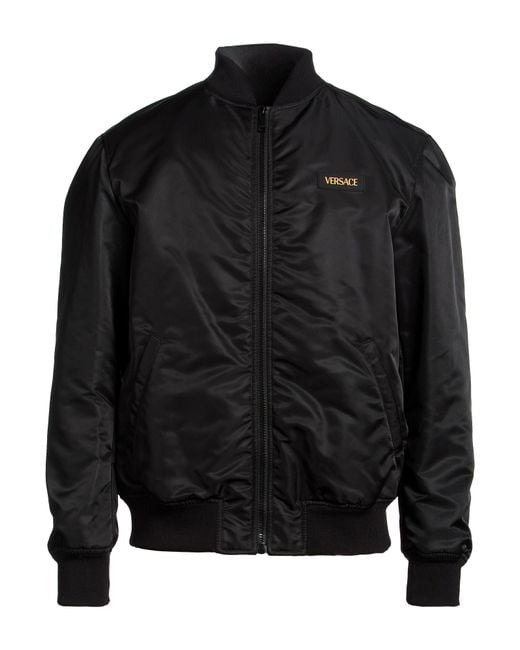 Versace Black Jacket Polyamide for men