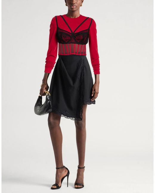 Dolce & Gabbana Red Top Polyamide, Viscose, Elastane