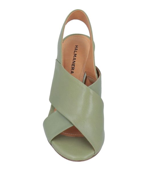 Halmanera Green Sandals