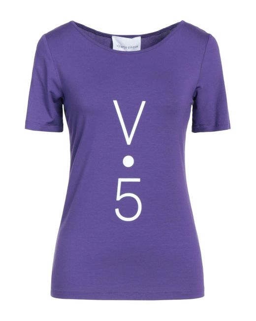 Vicario Cinque Purple T-shirt