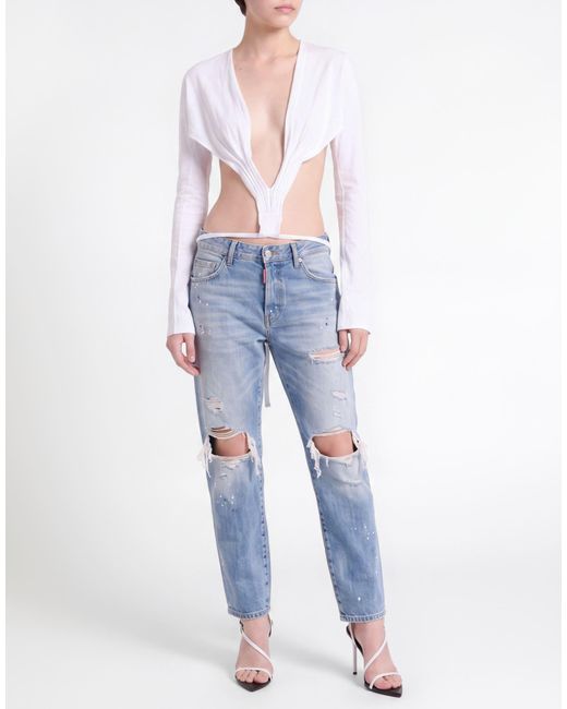 DSquared² White Bodysuit