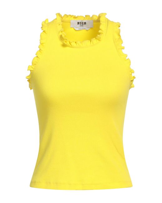 MSGM Yellow Top