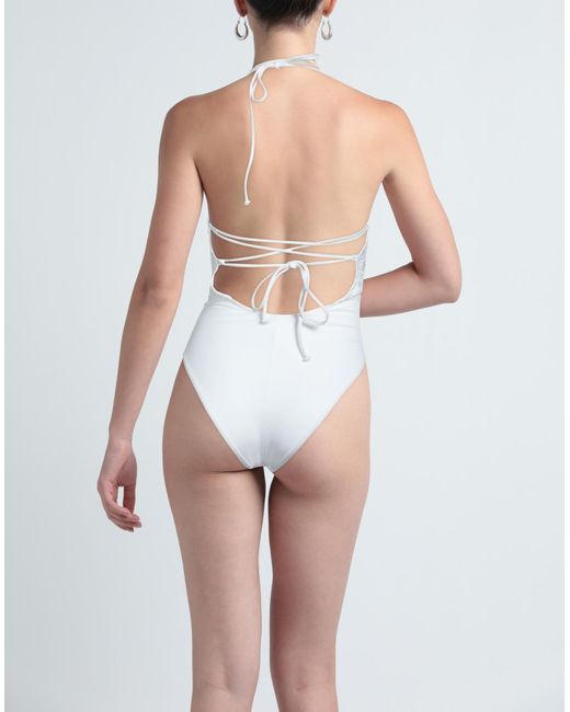Ermanno Scervino White One-piece Swimsuit