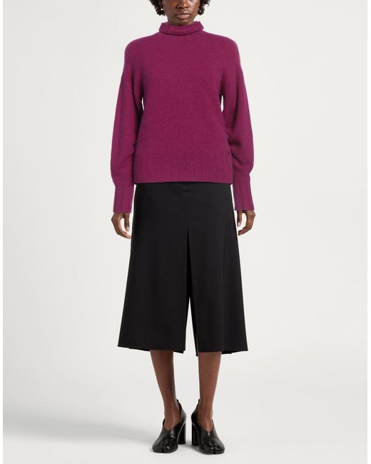 Ottod'Ame Purple Rollkragenpullover